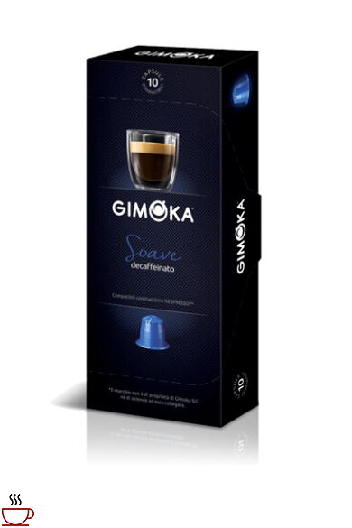 Gimoka Soave koffeinmentes Nespresso kompatibilis kapszula