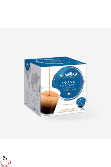 Gimoka Espresso Soave koffeinmentes Dolce Gusto kompatibilis kapszula